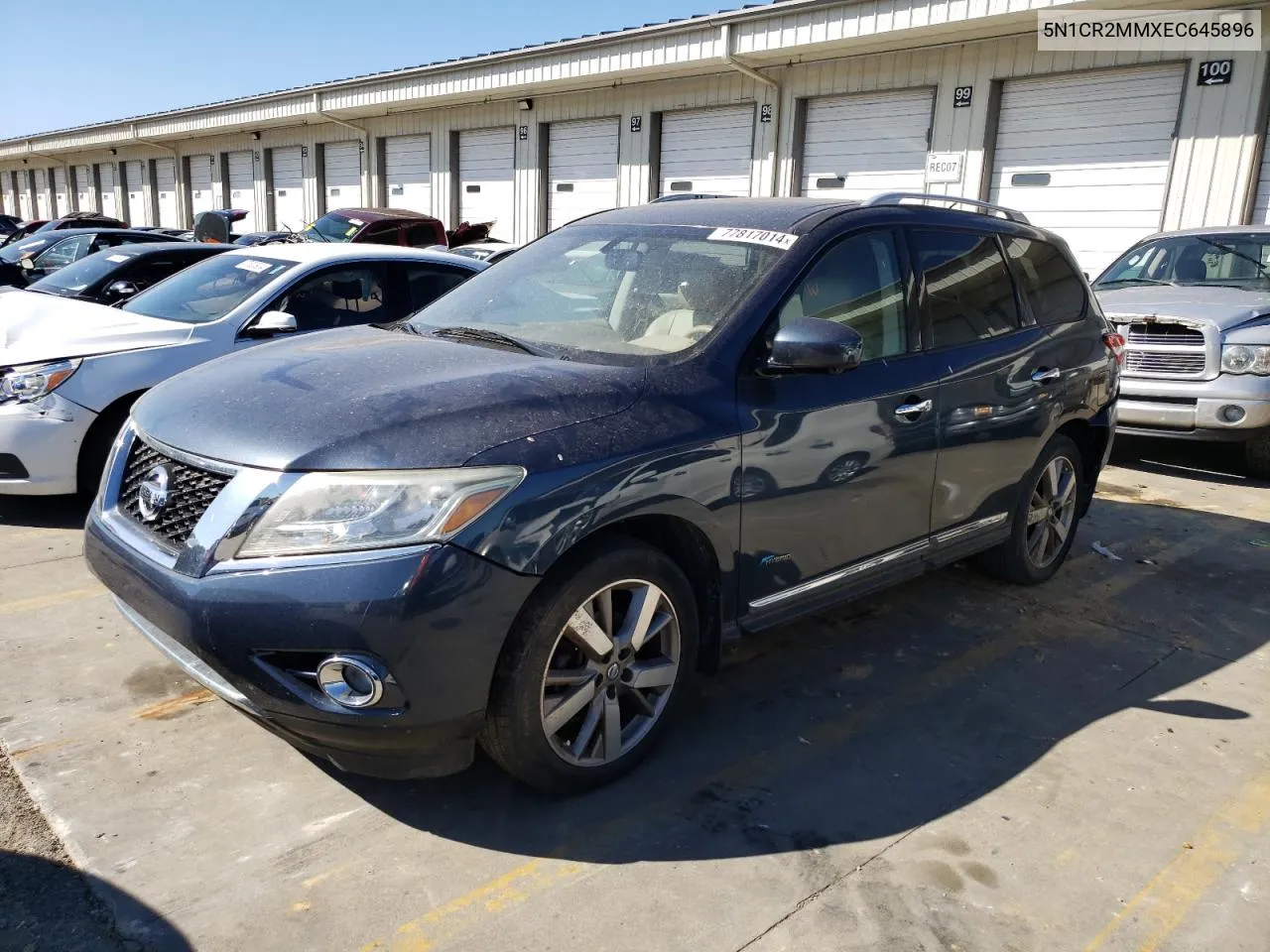 2014 Nissan Pathfinder Sv Hybrid VIN: 5N1CR2MMXEC645896 Lot: 77817014