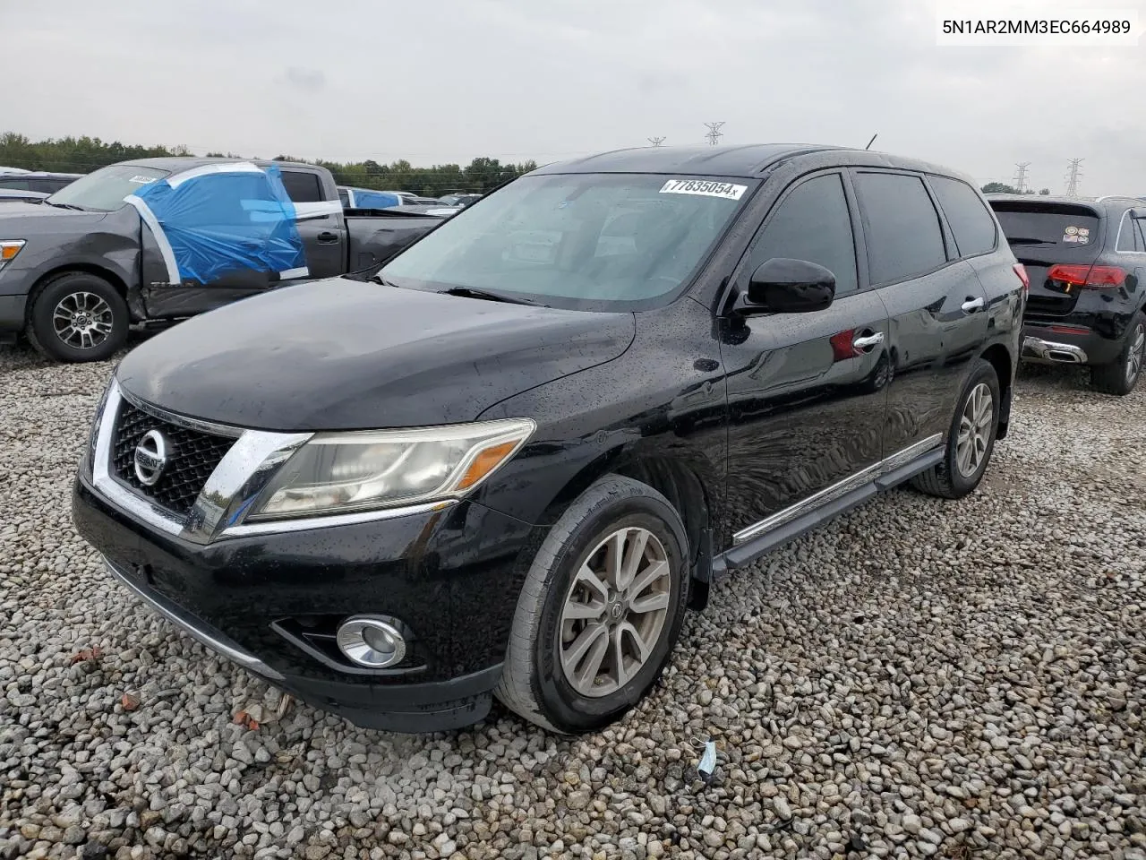 2014 Nissan Pathfinder S VIN: 5N1AR2MM3EC664989 Lot: 77835054