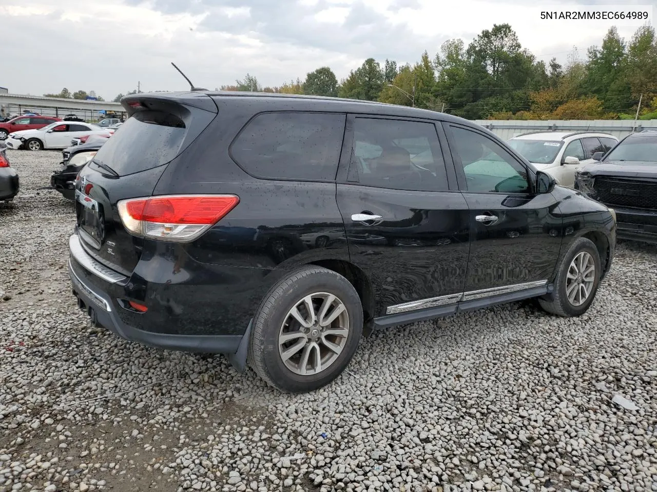 2014 Nissan Pathfinder S VIN: 5N1AR2MM3EC664989 Lot: 77835054