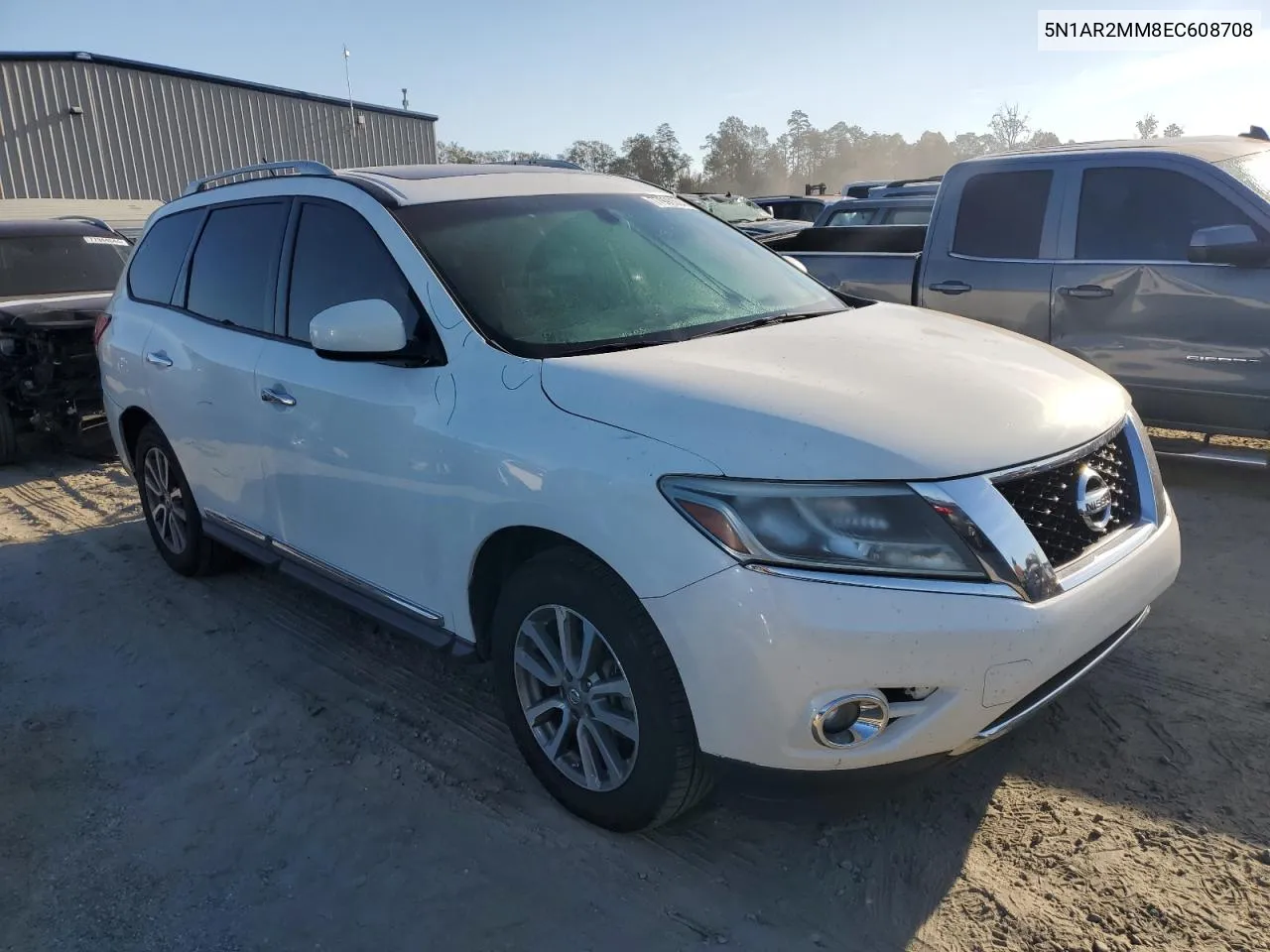 2014 Nissan Pathfinder S VIN: 5N1AR2MM8EC608708 Lot: 77990504