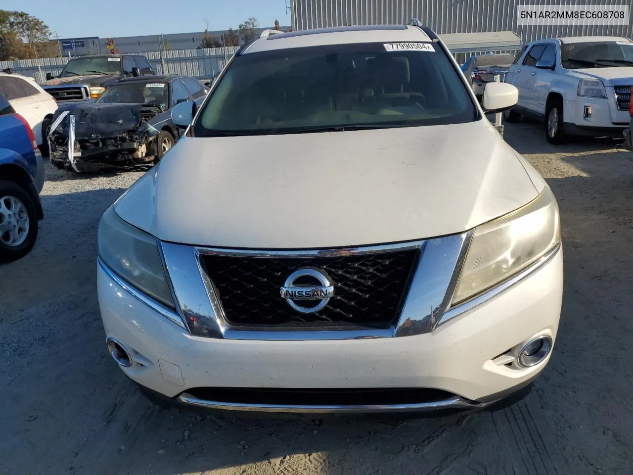 2014 Nissan Pathfinder S VIN: 5N1AR2MM8EC608708 Lot: 77990504