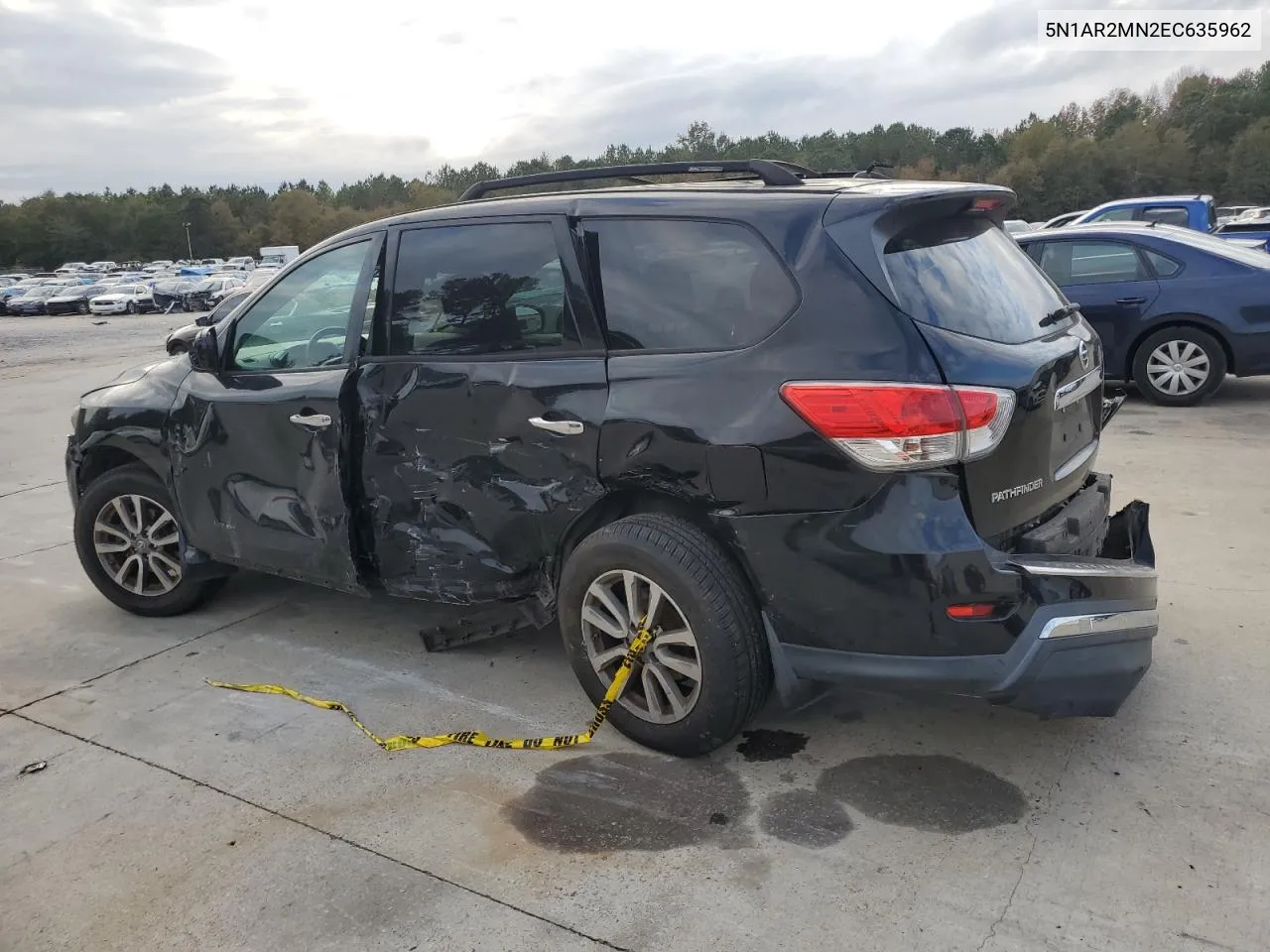 2014 Nissan Pathfinder S VIN: 5N1AR2MN2EC635962 Lot: 78068564