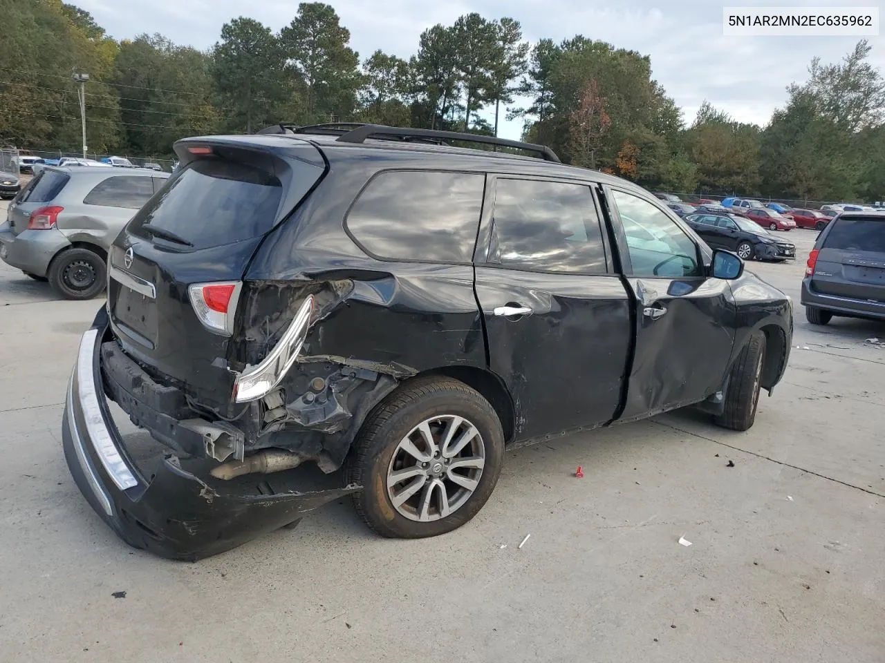 2014 Nissan Pathfinder S VIN: 5N1AR2MN2EC635962 Lot: 78068564