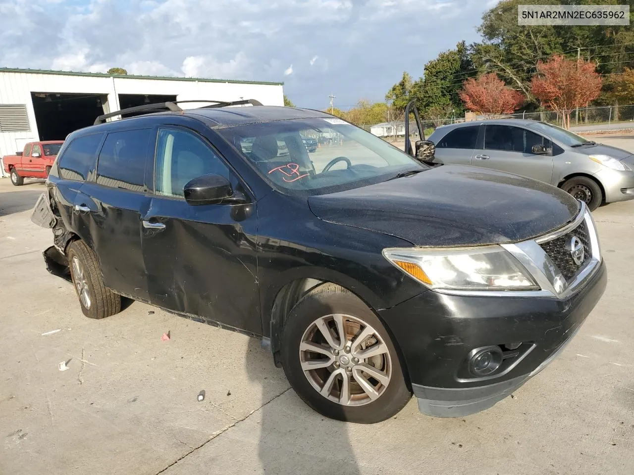 2014 Nissan Pathfinder S VIN: 5N1AR2MN2EC635962 Lot: 78068564