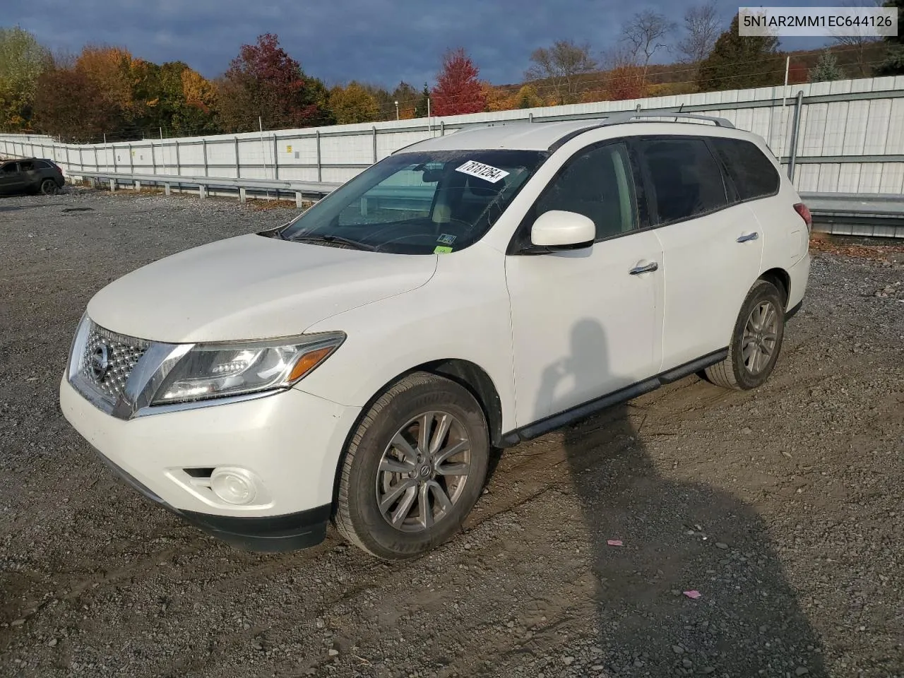 2014 Nissan Pathfinder S VIN: 5N1AR2MM1EC644126 Lot: 78181264