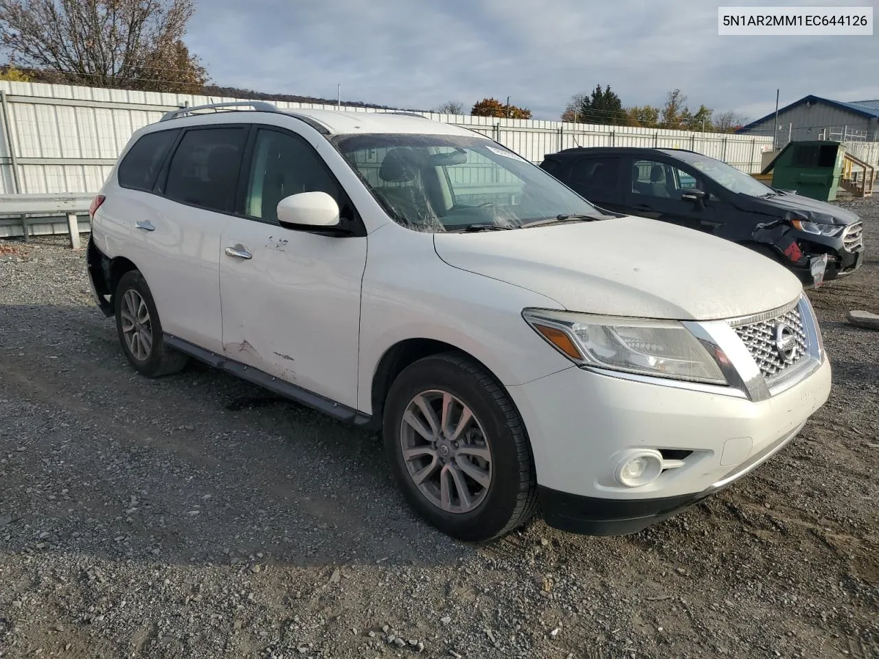 2014 Nissan Pathfinder S VIN: 5N1AR2MM1EC644126 Lot: 78181264