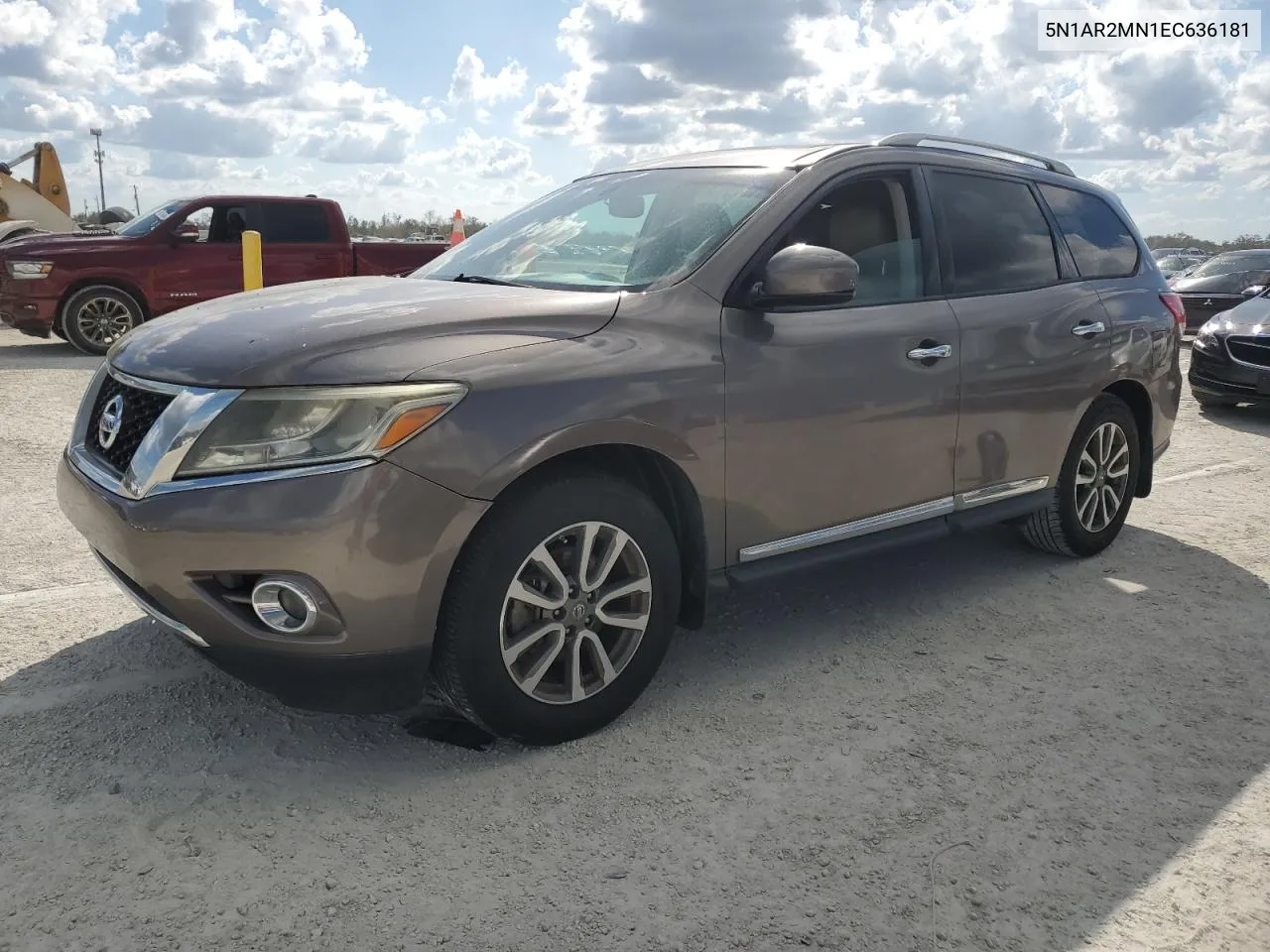 2014 Nissan Pathfinder S VIN: 5N1AR2MN1EC636181 Lot: 78191124