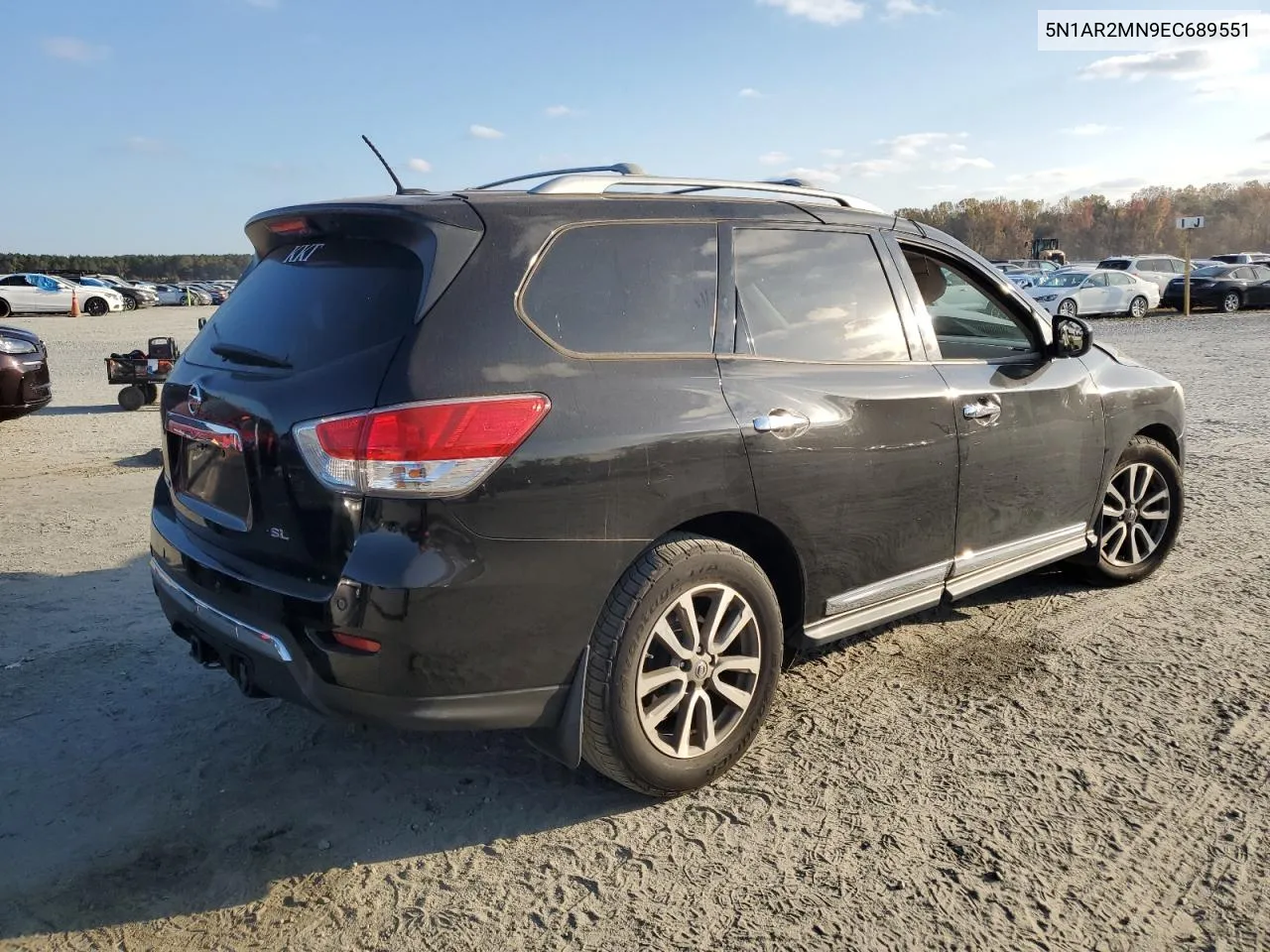 2014 Nissan Pathfinder S VIN: 5N1AR2MN9EC689551 Lot: 78250664