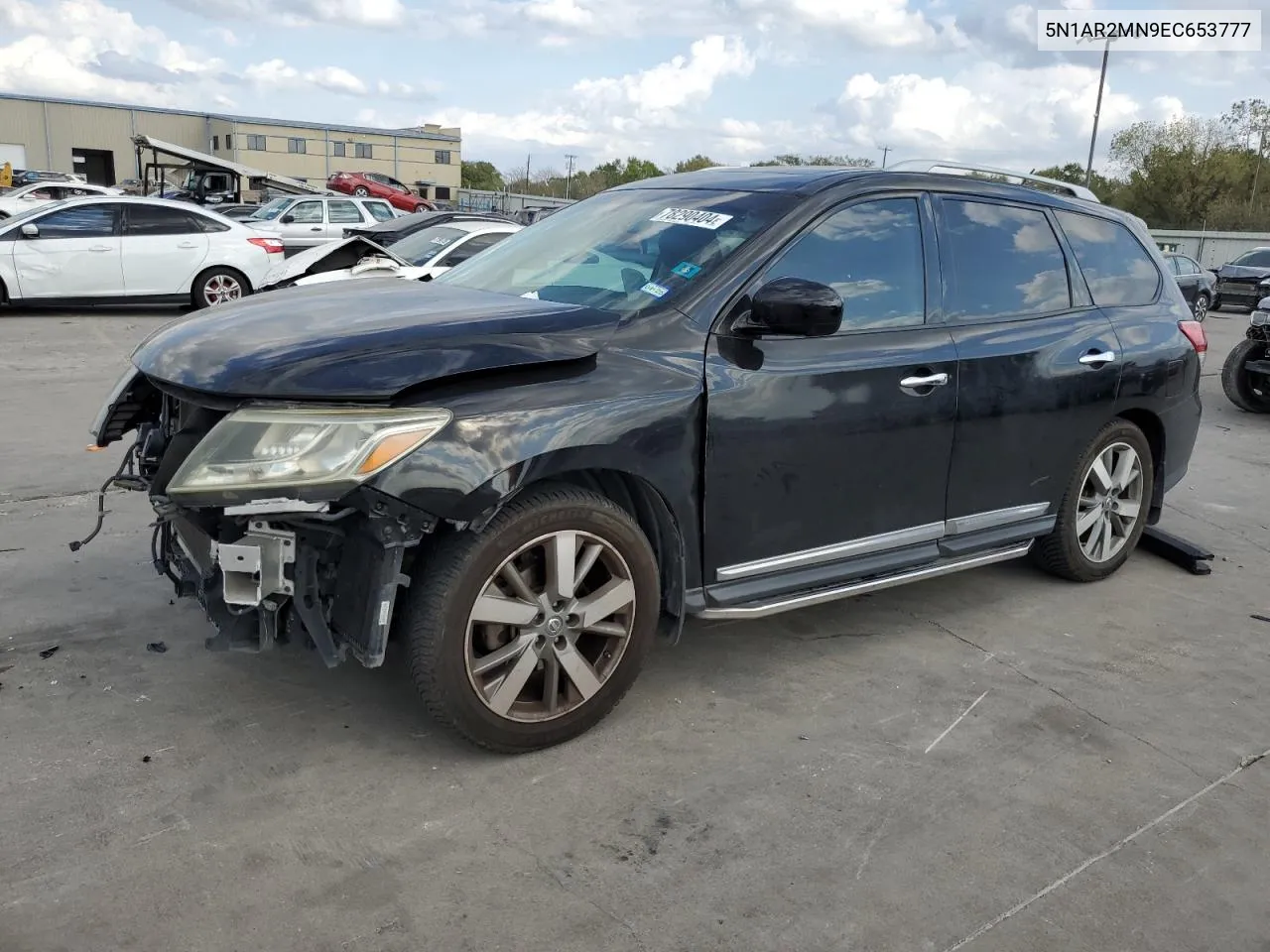 2014 Nissan Pathfinder S VIN: 5N1AR2MN9EC653777 Lot: 78290404