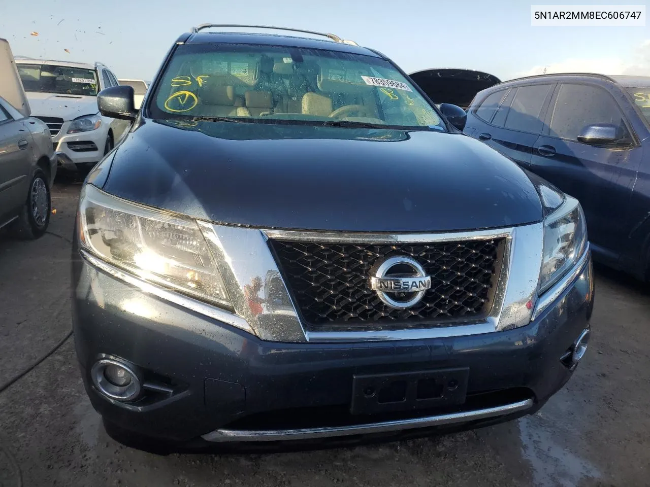 2014 Nissan Pathfinder S VIN: 5N1AR2MM8EC606747 Lot: 78359684