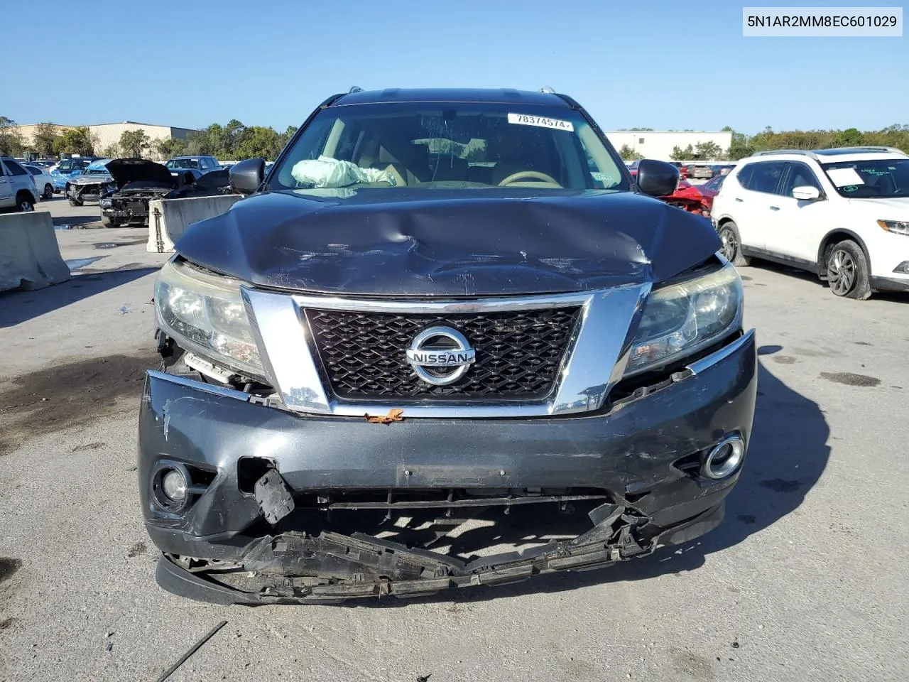 2014 Nissan Pathfinder S VIN: 5N1AR2MM8EC601029 Lot: 78374574