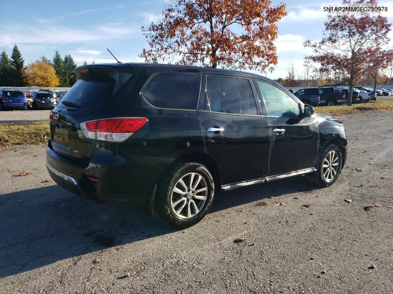 2014 Nissan Pathfinder S VIN: 5N1AR2MM0EC730978 Lot: 78393624