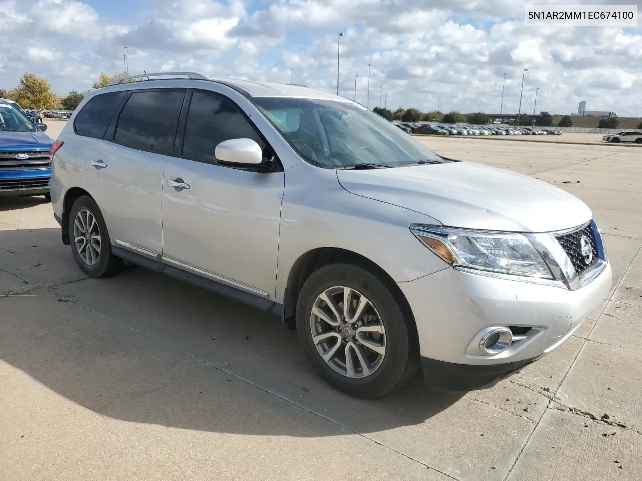 2014 Nissan Pathfinder S VIN: 5N1AR2MM1EC674100 Lot: 78464714