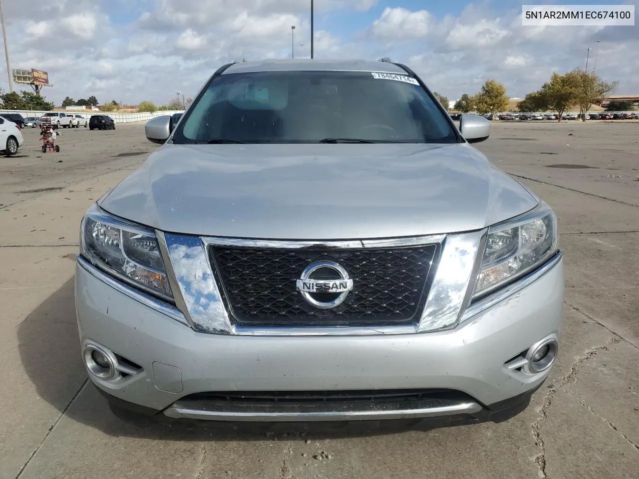 2014 Nissan Pathfinder S VIN: 5N1AR2MM1EC674100 Lot: 78464714