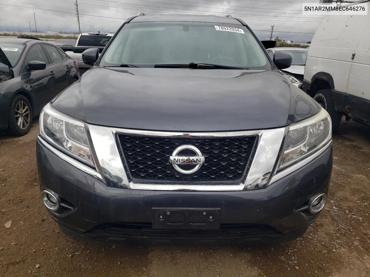 2014 Nissan Pathfinder S VIN: 5N1AR2MM8EC646276 Lot: 78622034