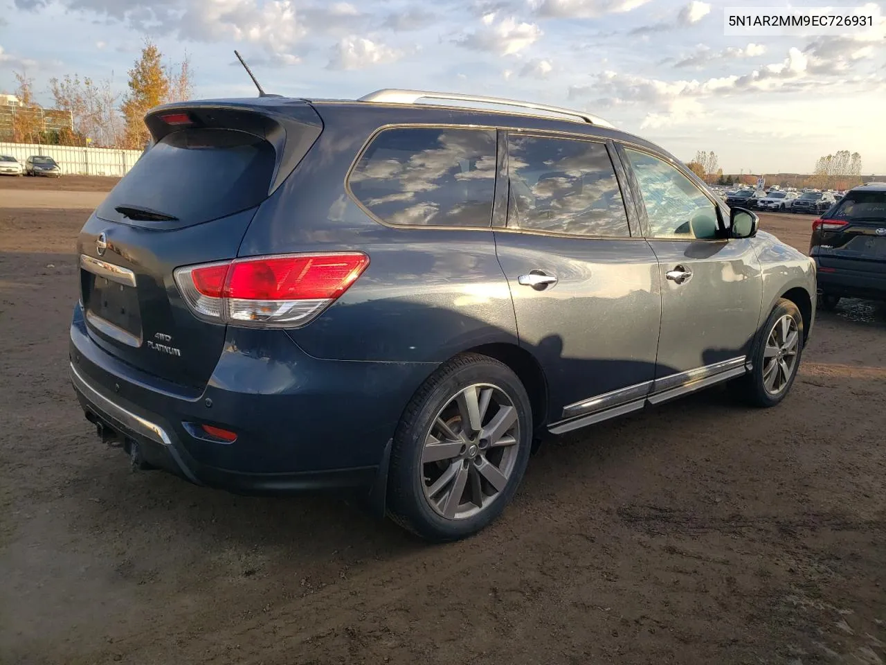 2014 Nissan Pathfinder S VIN: 5N1AR2MM9EC726931 Lot: 78716754