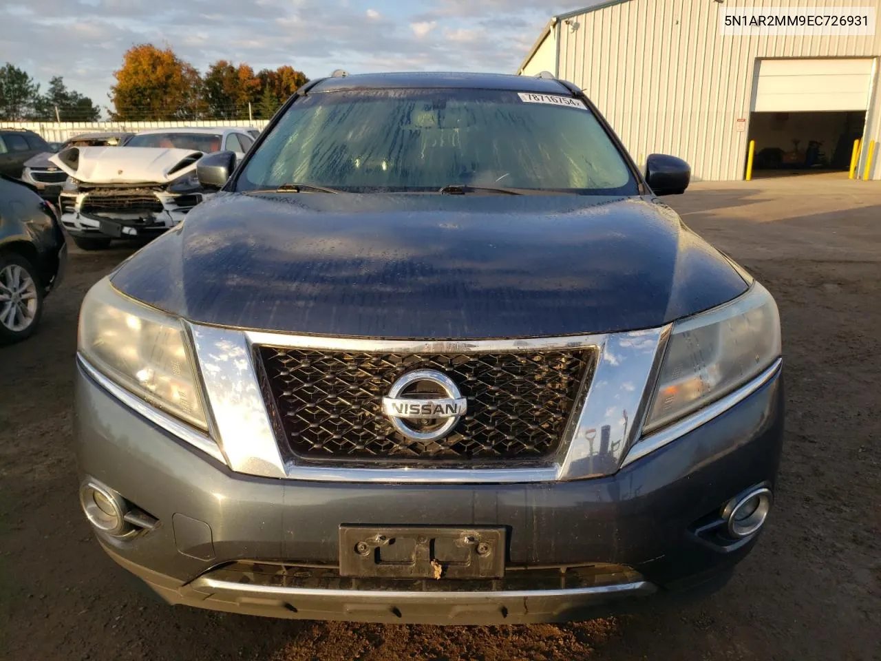 2014 Nissan Pathfinder S VIN: 5N1AR2MM9EC726931 Lot: 78716754