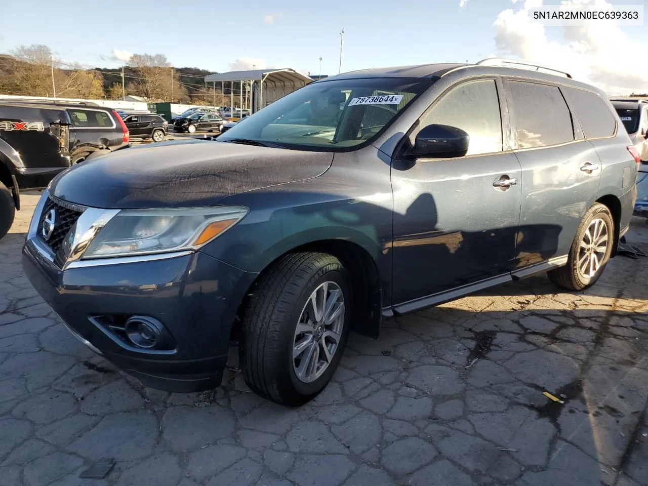 2014 Nissan Pathfinder S VIN: 5N1AR2MN0EC639363 Lot: 78738644