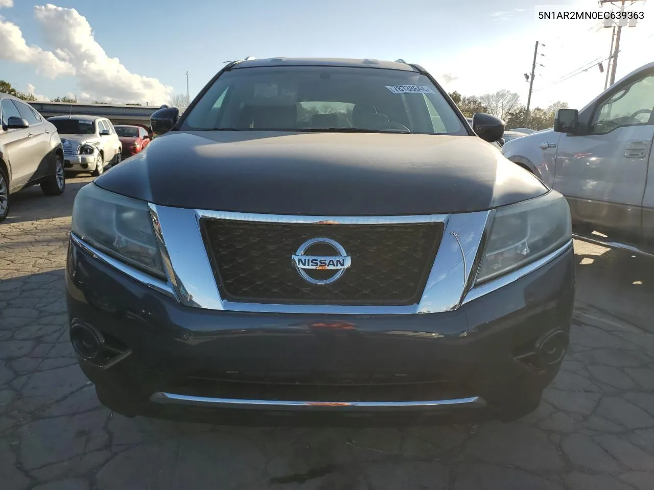 2014 Nissan Pathfinder S VIN: 5N1AR2MN0EC639363 Lot: 78738644