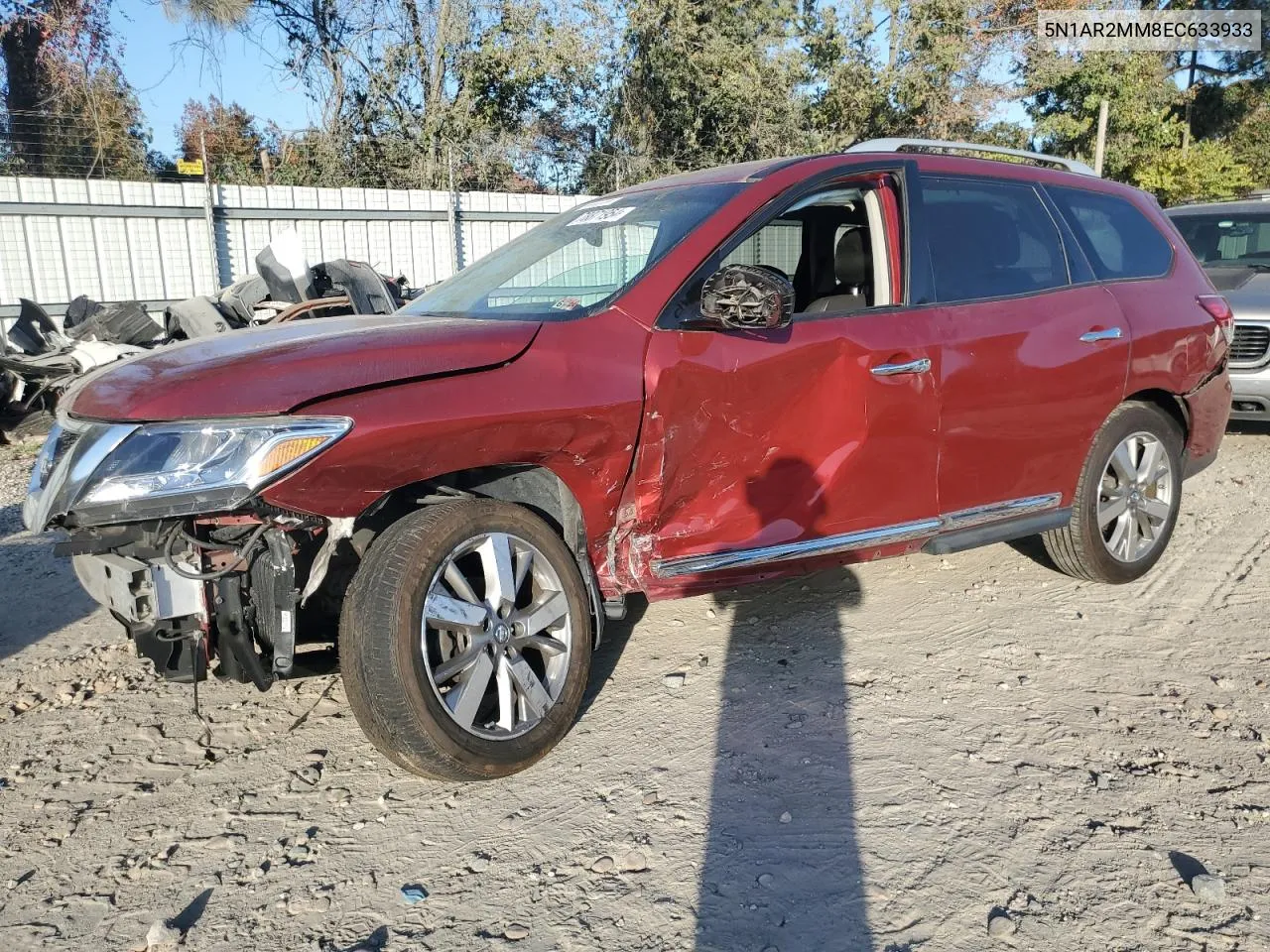 2014 Nissan Pathfinder S VIN: 5N1AR2MM8EC633933 Lot: 78871954