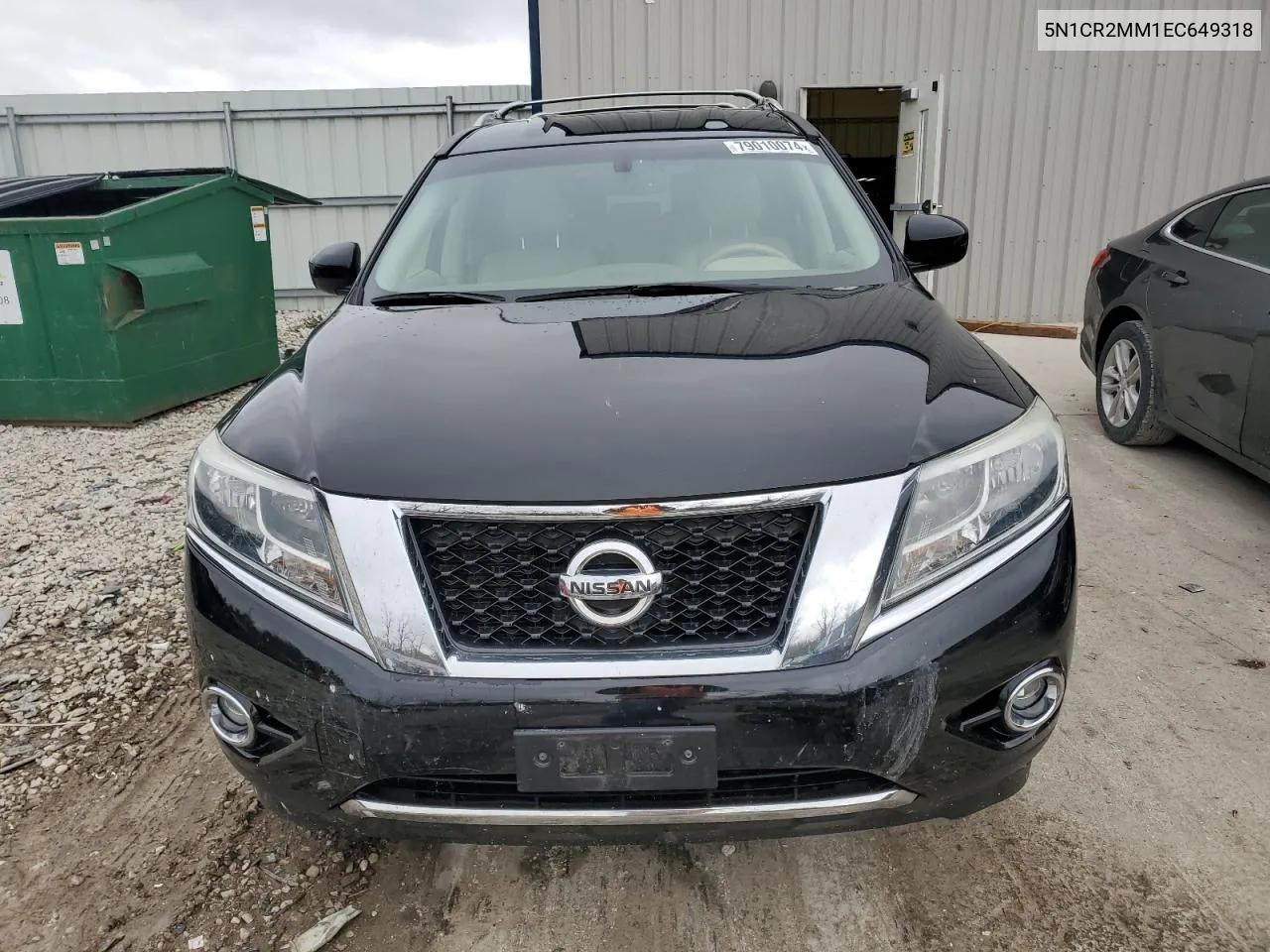 2014 Nissan Pathfinder Sv Hybrid VIN: 5N1CR2MM1EC649318 Lot: 79010074