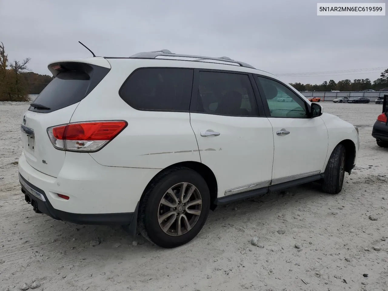 2014 Nissan Pathfinder S VIN: 5N1AR2MN6EC619599 Lot: 79079014