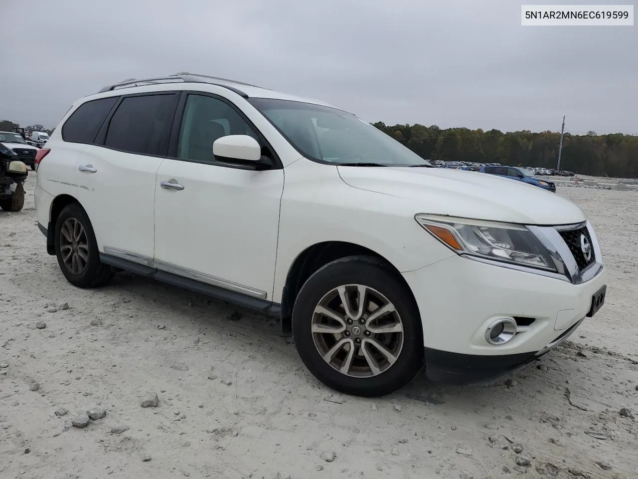 2014 Nissan Pathfinder S VIN: 5N1AR2MN6EC619599 Lot: 79079014