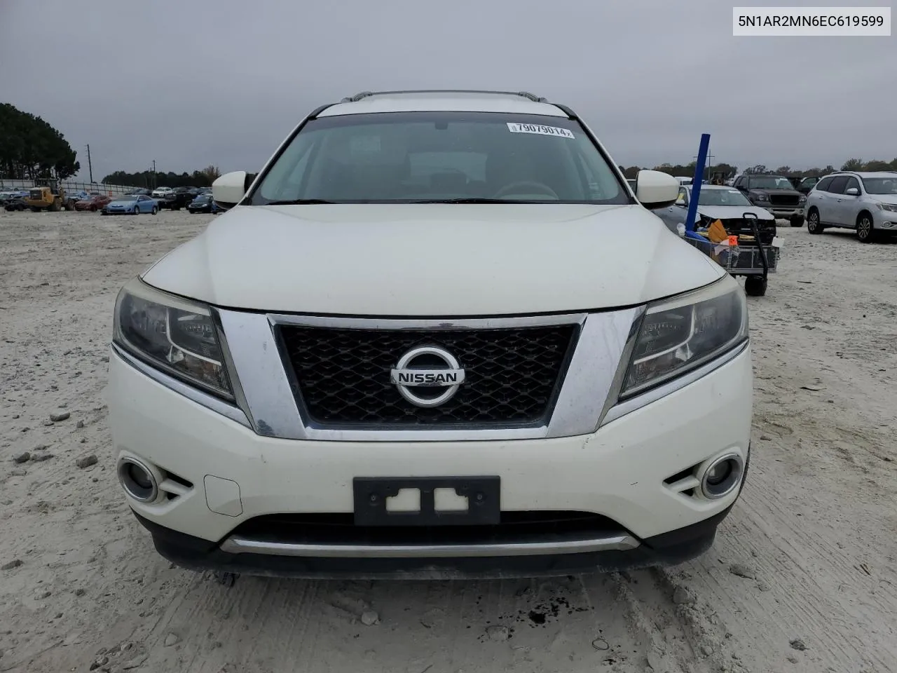 2014 Nissan Pathfinder S VIN: 5N1AR2MN6EC619599 Lot: 79079014