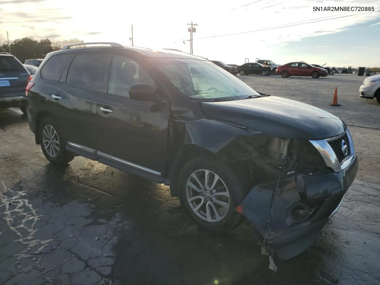 2014 Nissan Pathfinder S VIN: 5N1AR2MN8EC720885 Lot: 79202434