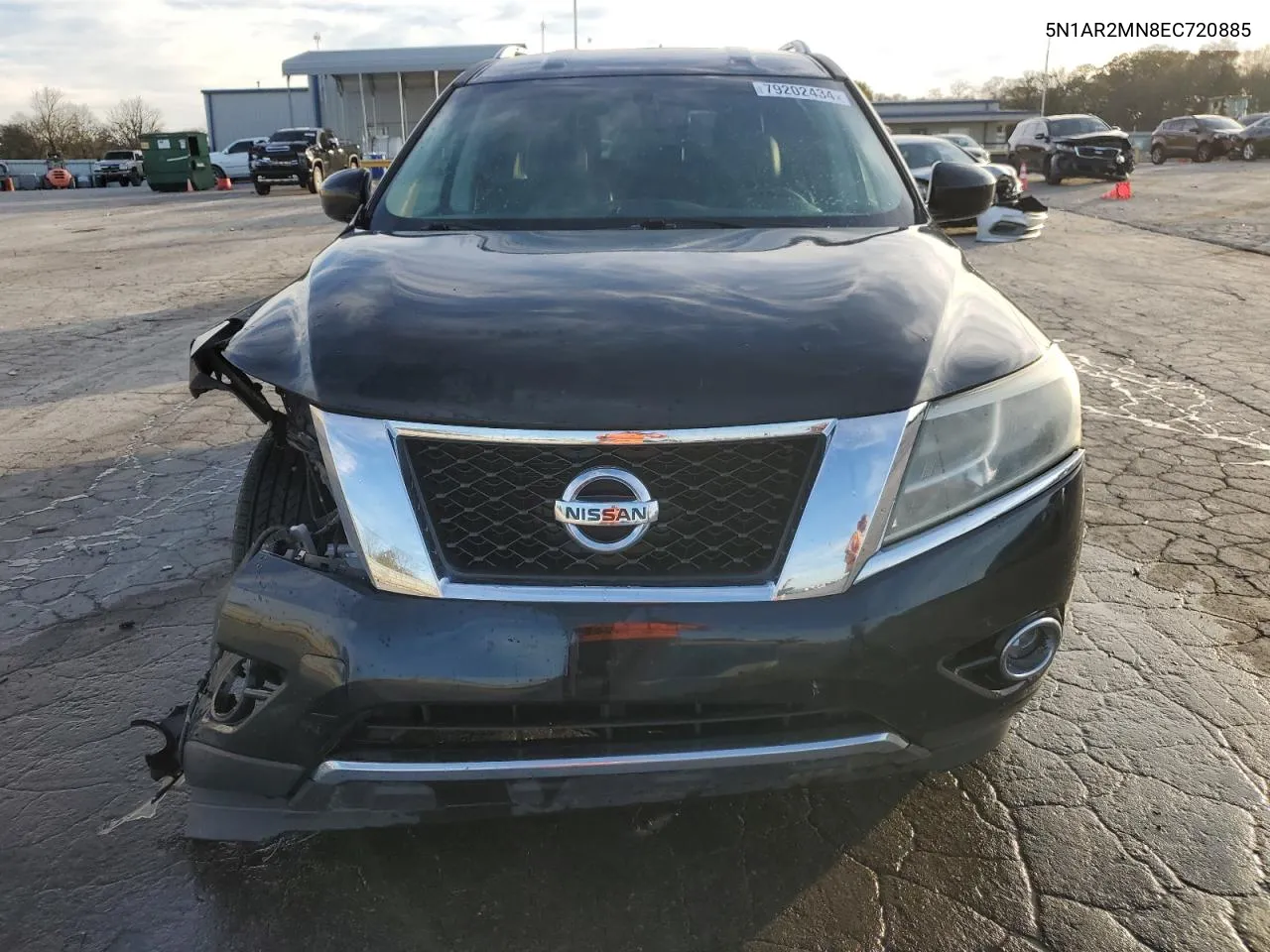 2014 Nissan Pathfinder S VIN: 5N1AR2MN8EC720885 Lot: 79202434