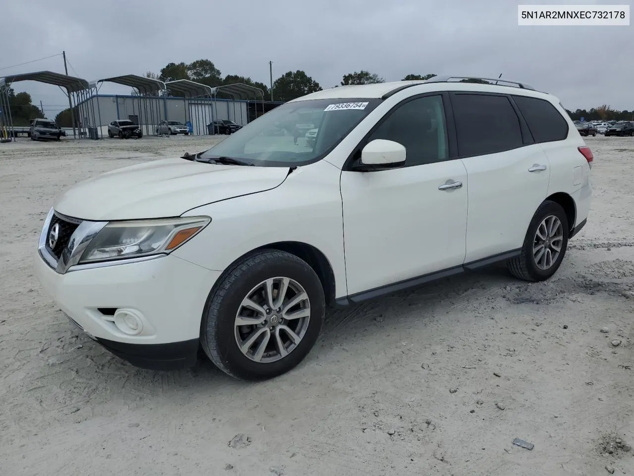 2014 Nissan Pathfinder S VIN: 5N1AR2MNXEC732178 Lot: 79336754