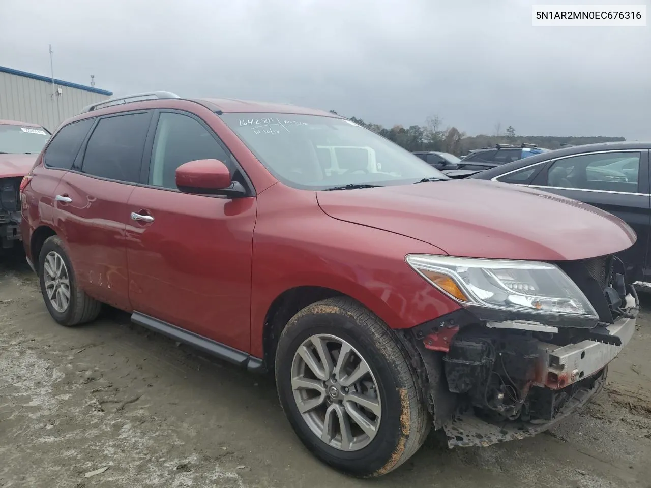 2014 Nissan Pathfinder S VIN: 5N1AR2MN0EC676316 Lot: 79382684