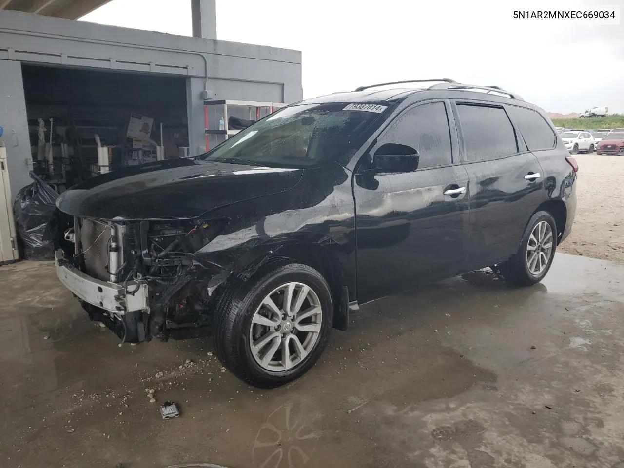 2014 Nissan Pathfinder S VIN: 5N1AR2MNXEC669034 Lot: 79387014