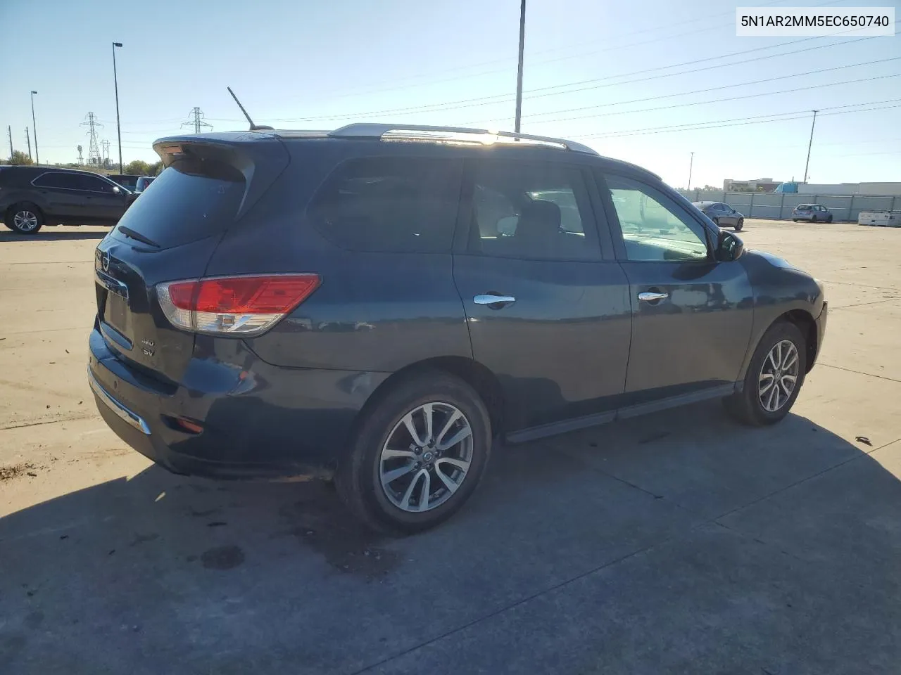 2014 Nissan Pathfinder S VIN: 5N1AR2MM5EC650740 Lot: 79475834