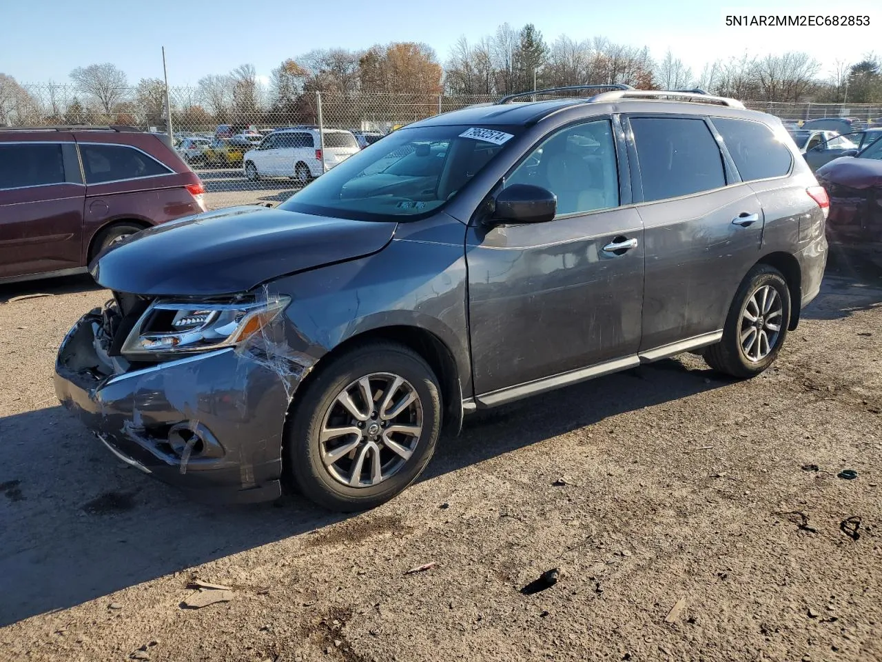 2014 Nissan Pathfinder S VIN: 5N1AR2MM2EC682853 Lot: 79632574