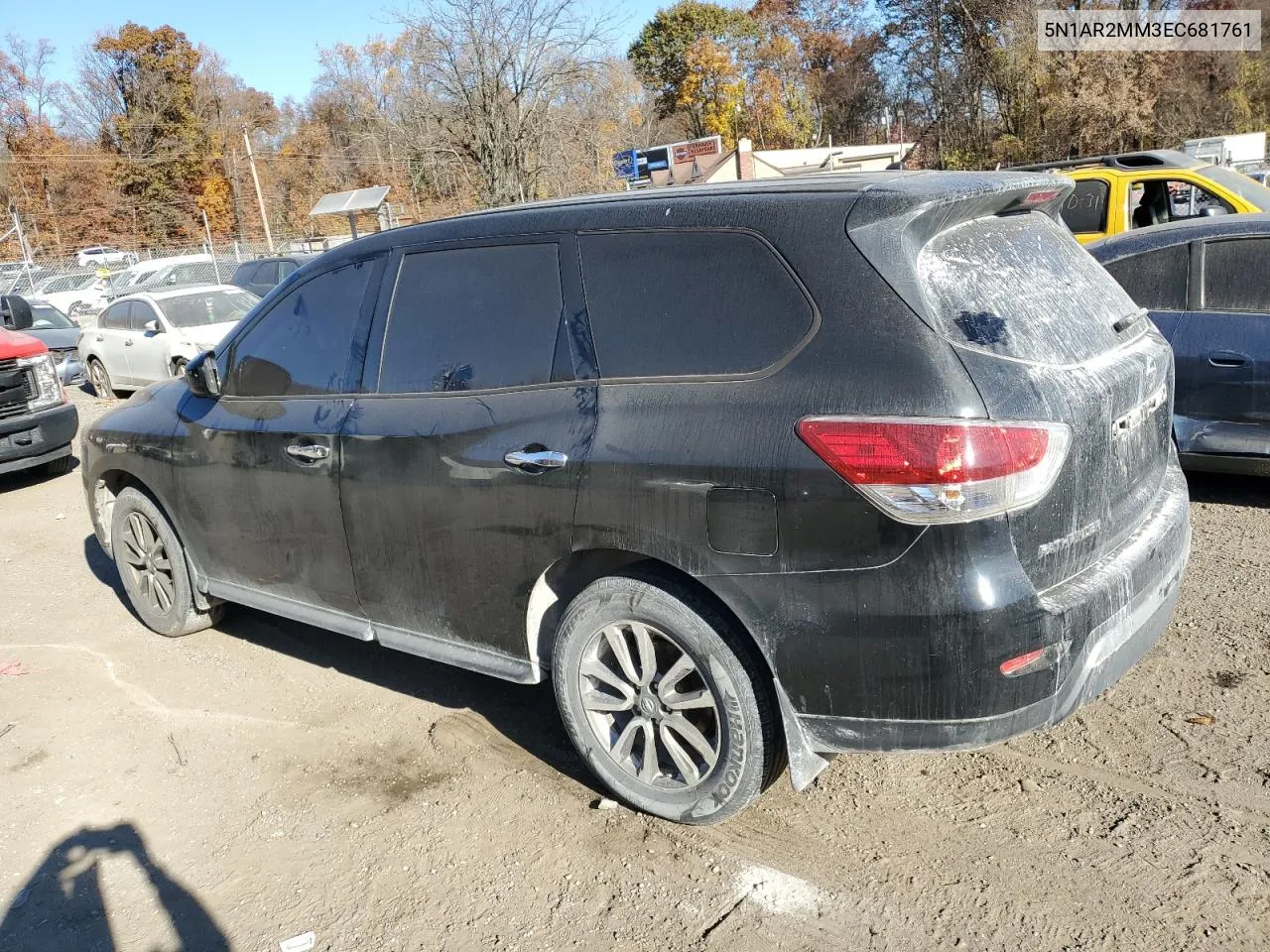 2014 Nissan Pathfinder S VIN: 5N1AR2MM3EC681761 Lot: 79717884