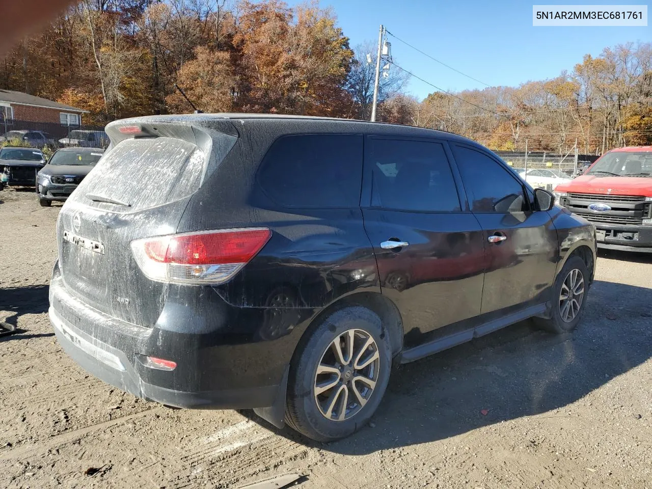 2014 Nissan Pathfinder S VIN: 5N1AR2MM3EC681761 Lot: 79717884