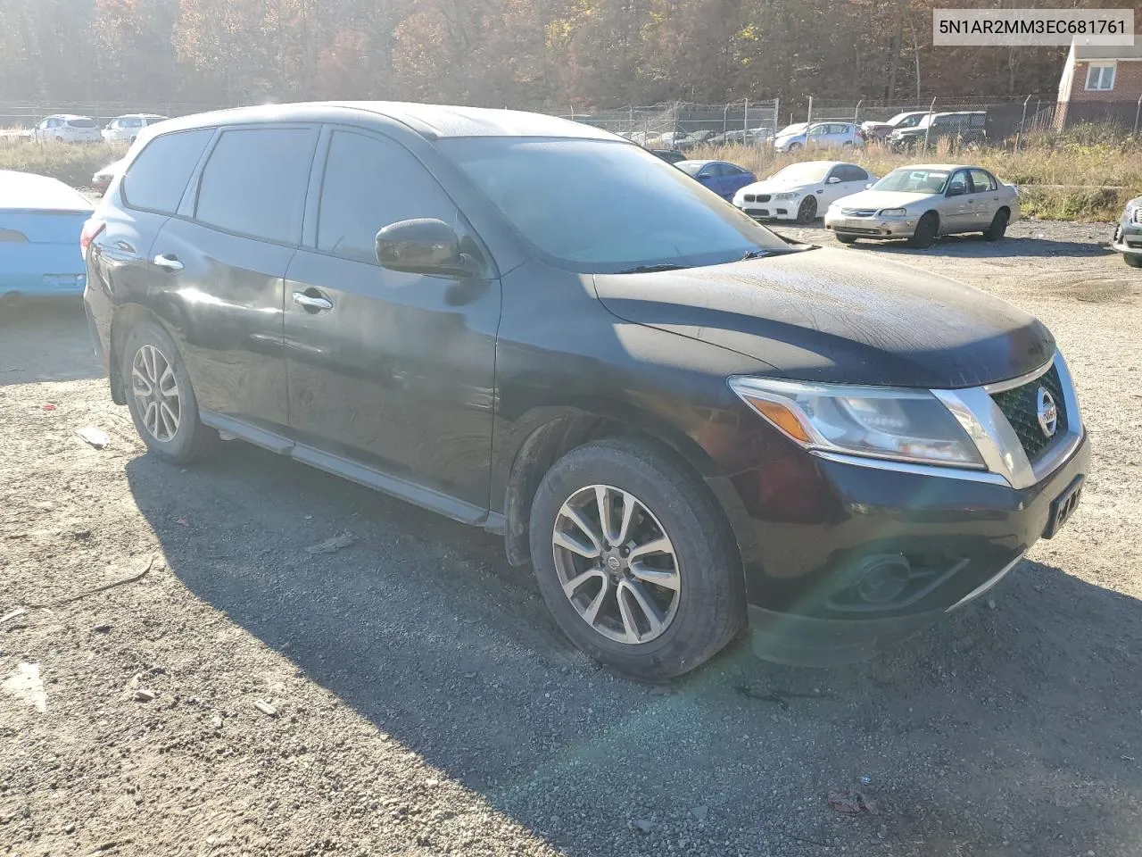 2014 Nissan Pathfinder S VIN: 5N1AR2MM3EC681761 Lot: 79717884