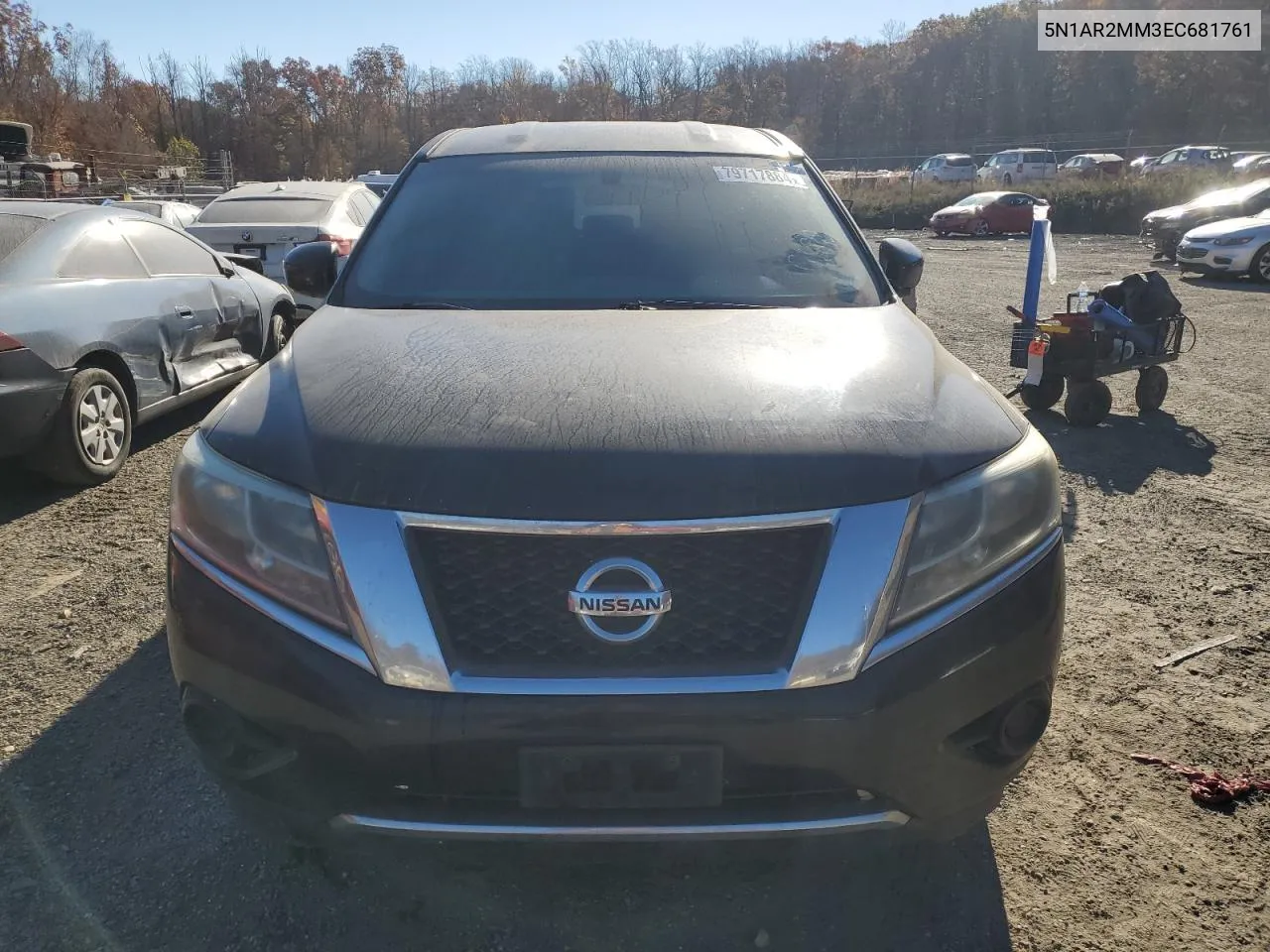 2014 Nissan Pathfinder S VIN: 5N1AR2MM3EC681761 Lot: 79717884