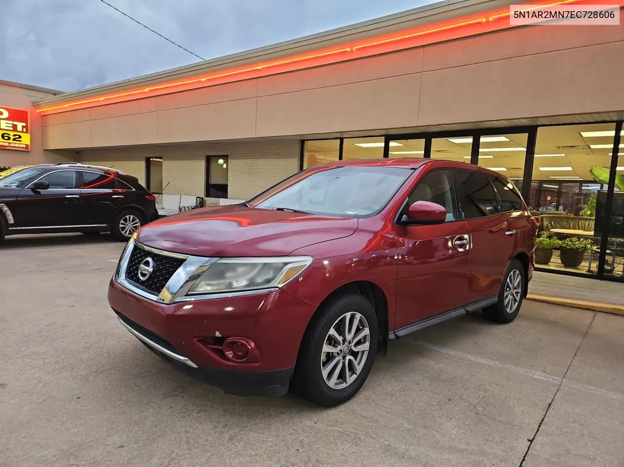 2014 Nissan Pathfinder S VIN: 5N1AR2MN7EC728606 Lot: 79960314