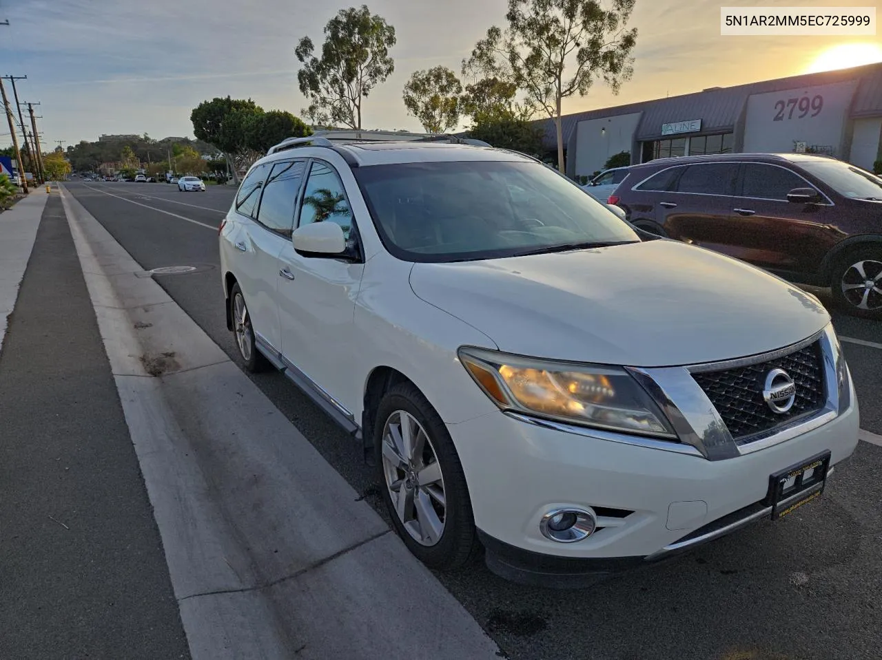 2014 Nissan Pathfinder S VIN: 5N1AR2MM5EC725999 Lot: 79970304