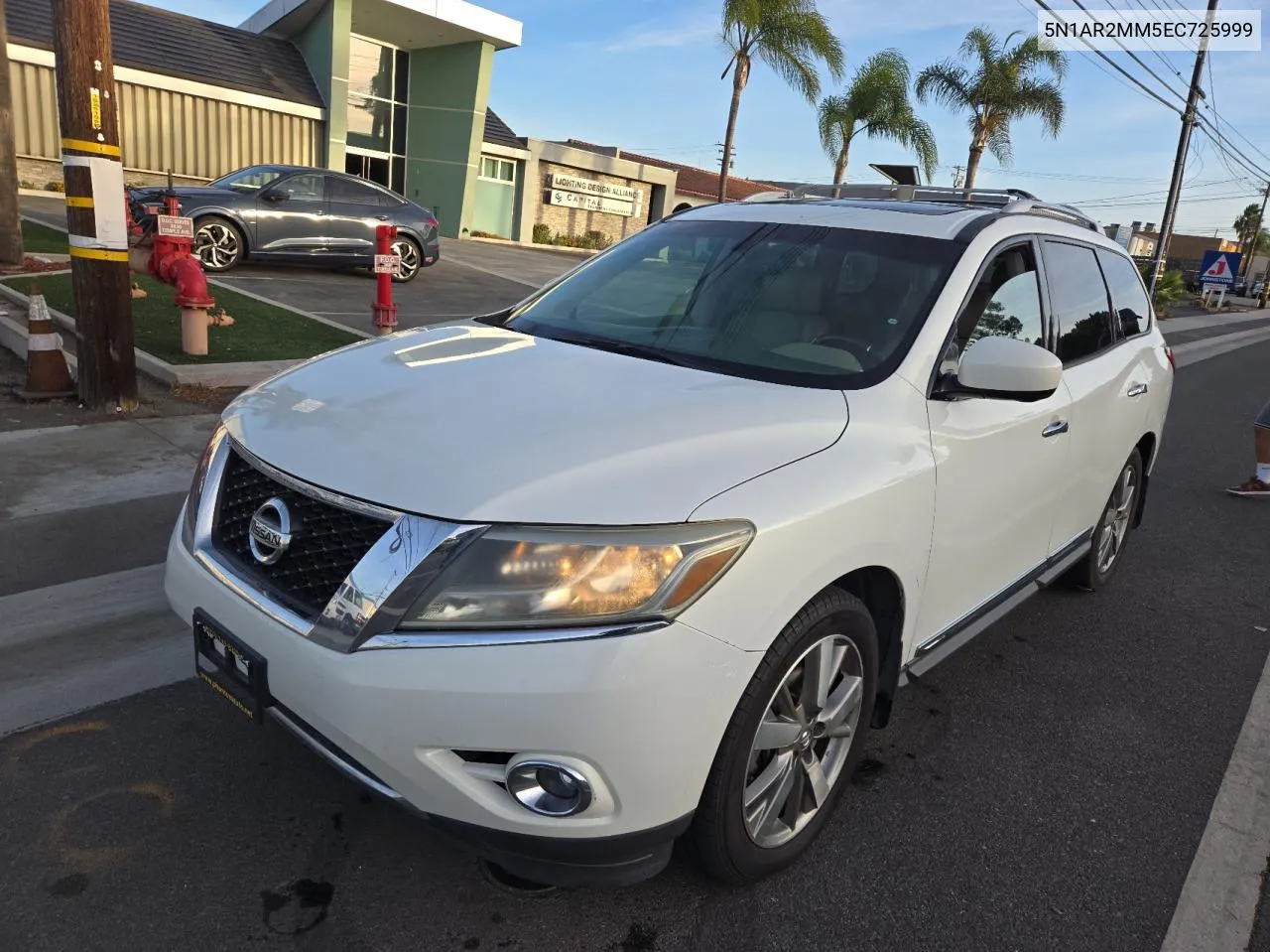 2014 Nissan Pathfinder S VIN: 5N1AR2MM5EC725999 Lot: 79970304