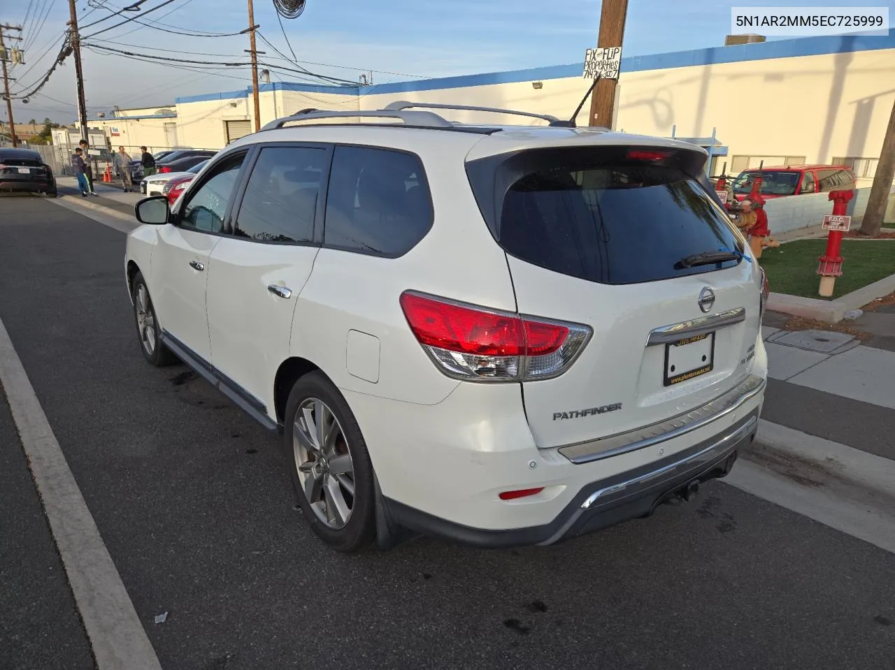 2014 Nissan Pathfinder S VIN: 5N1AR2MM5EC725999 Lot: 79970304