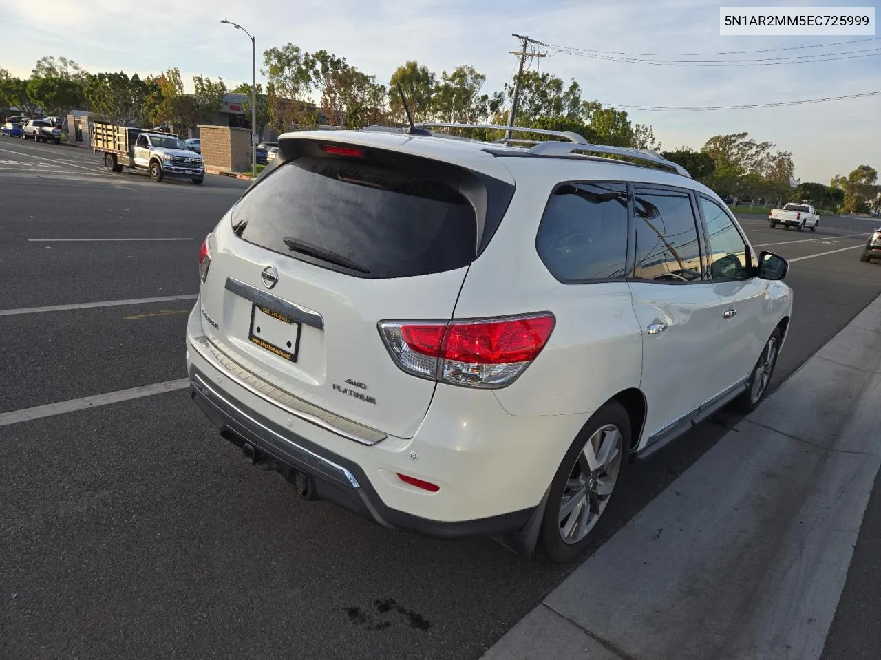 2014 Nissan Pathfinder S VIN: 5N1AR2MM5EC725999 Lot: 79970304