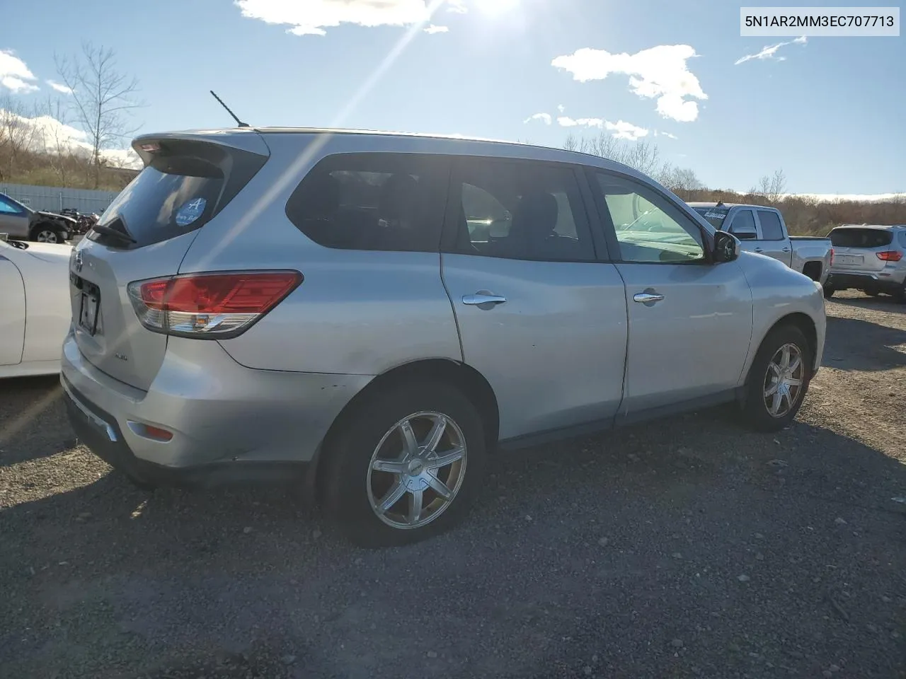 2014 Nissan Pathfinder S VIN: 5N1AR2MM3EC707713 Lot: 80011514