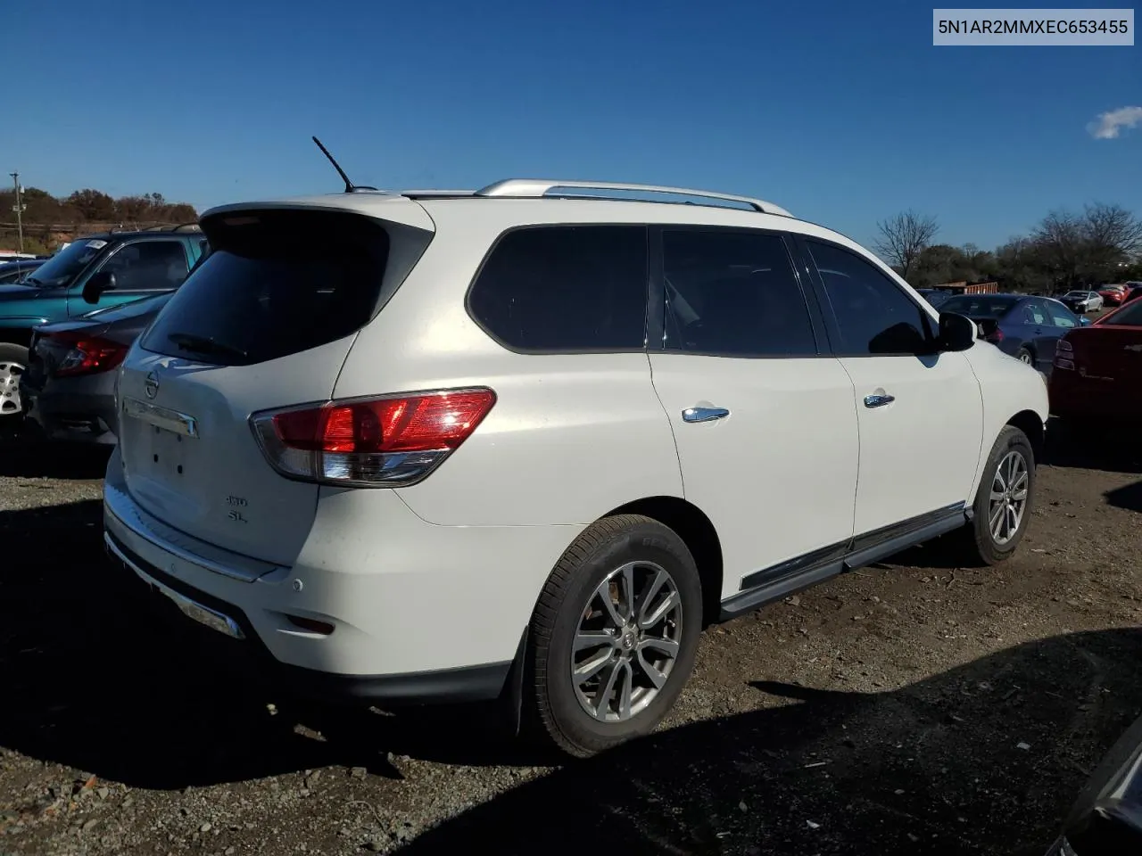 2014 Nissan Pathfinder S VIN: 5N1AR2MMXEC653455 Lot: 80028034