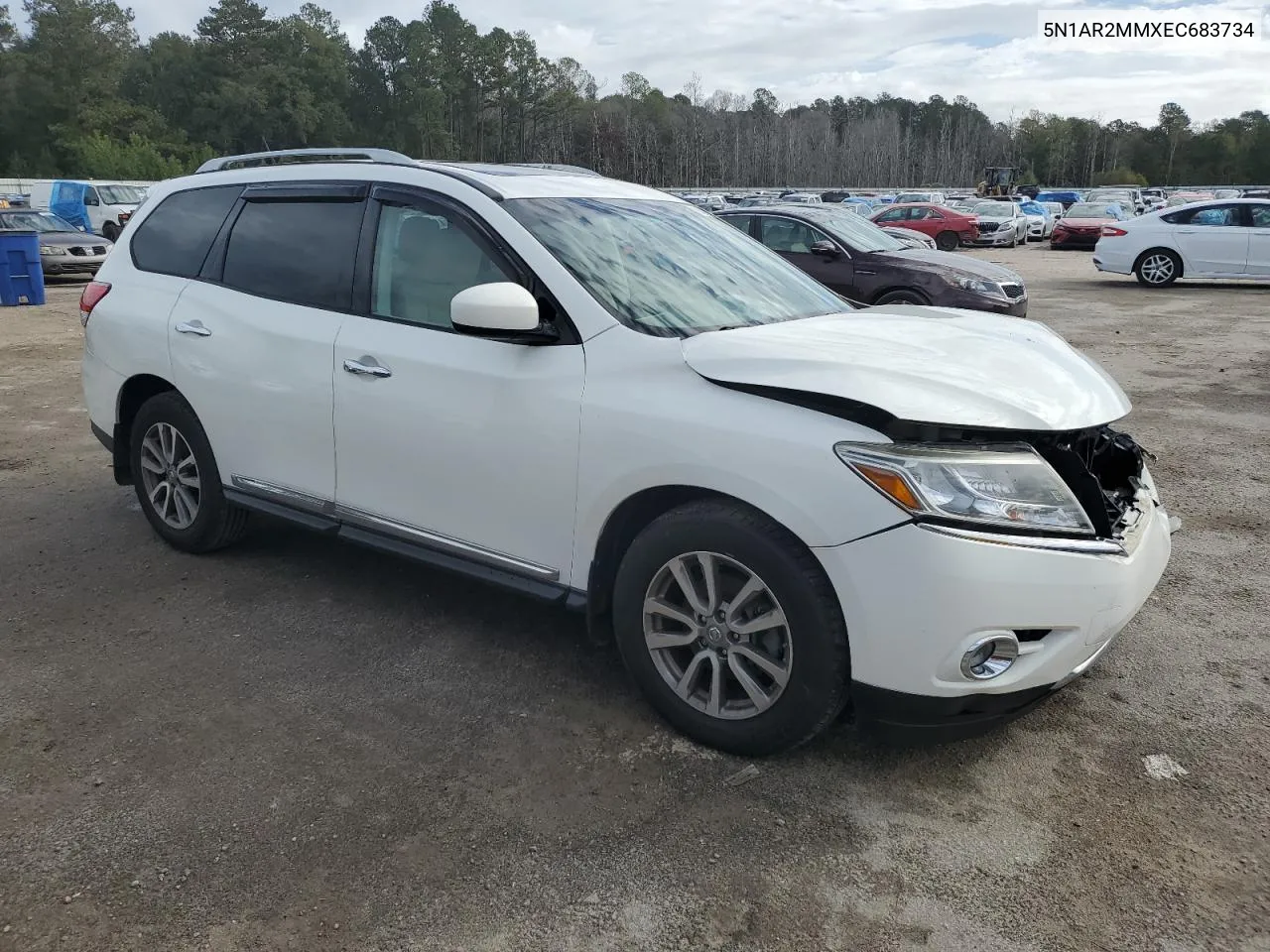 2014 Nissan Pathfinder S VIN: 5N1AR2MMXEC683734 Lot: 80297364