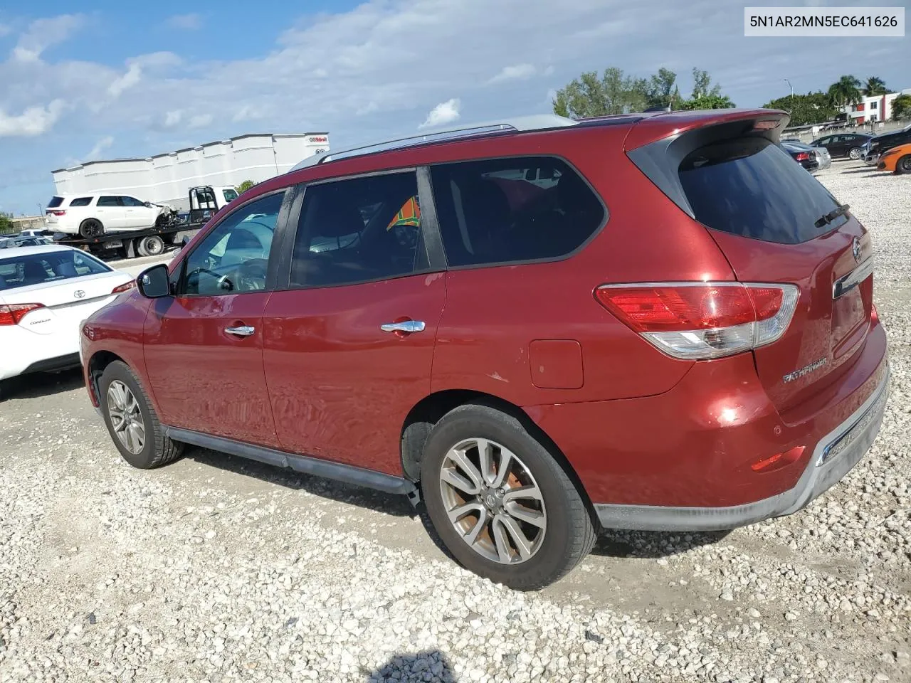 2014 Nissan Pathfinder S VIN: 5N1AR2MN5EC641626 Lot: 80438594