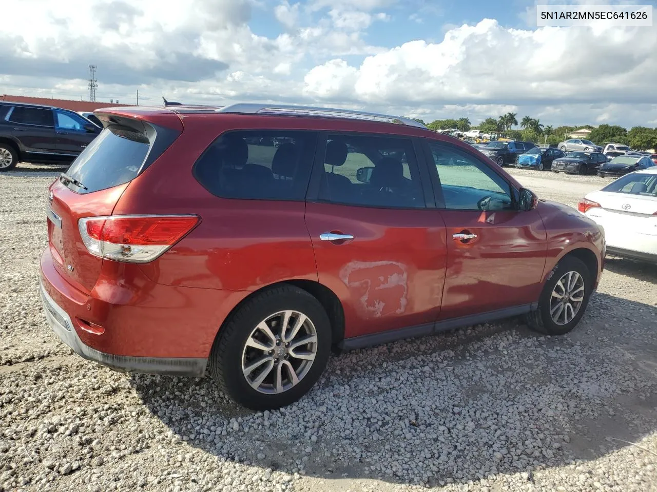 2014 Nissan Pathfinder S VIN: 5N1AR2MN5EC641626 Lot: 80438594