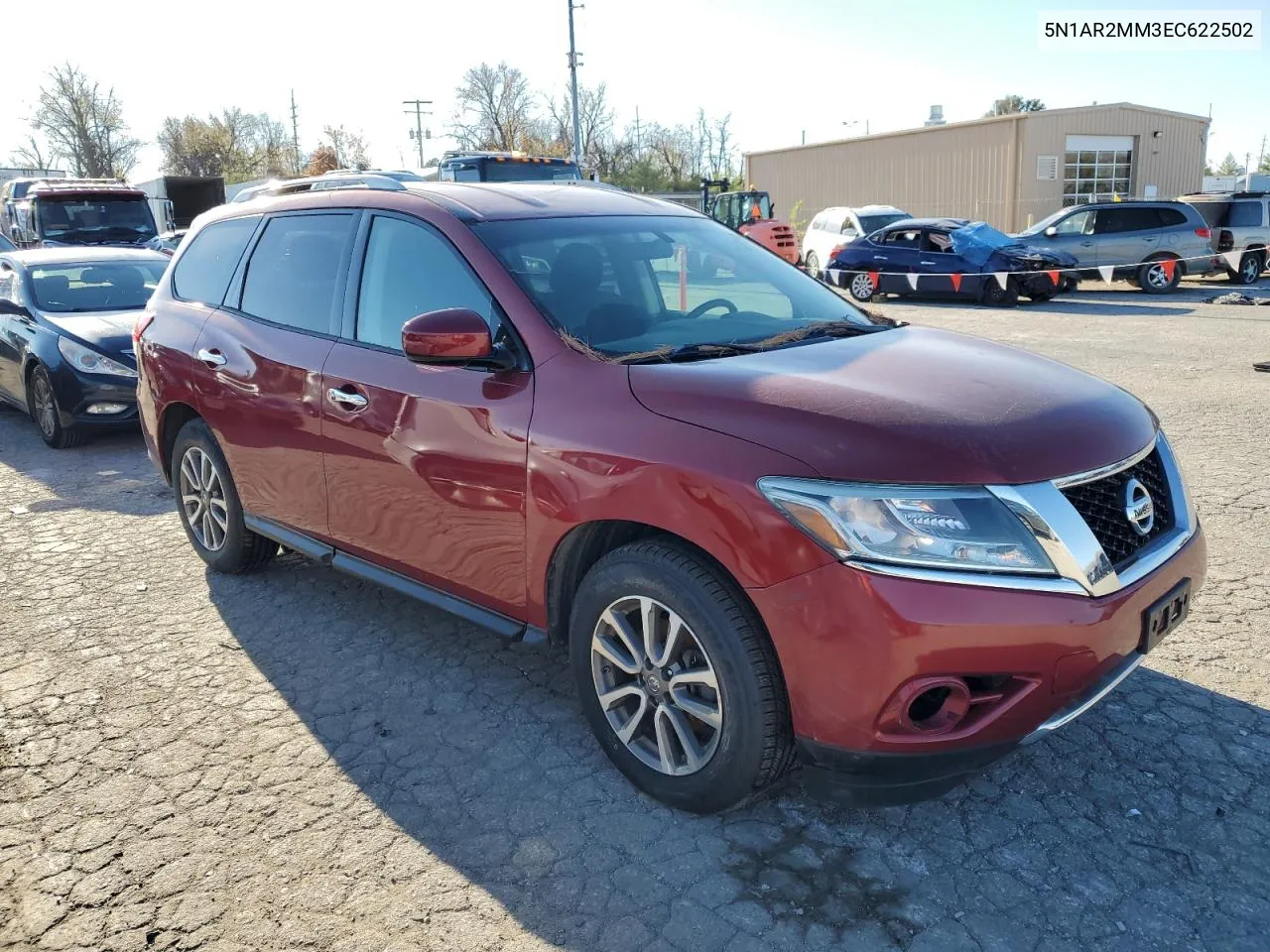 2014 Nissan Pathfinder S VIN: 5N1AR2MM3EC622502 Lot: 80531894